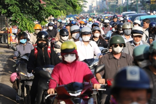 TPHCM bùng phát ùn tắc giao thông