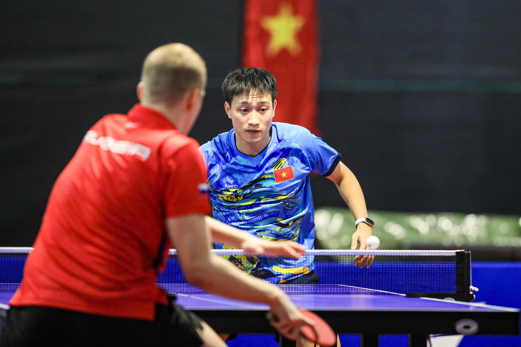 Tuyển bóng bàn Việt Nam thắng Nga 1 trận trước SEA Games