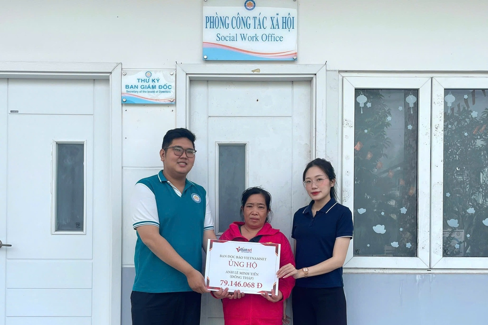 Anh Lê Minh Tiến ở Đồng Tháp bị tai nạn được bạn đọc giúp đỡ gần 80 triệu đồng