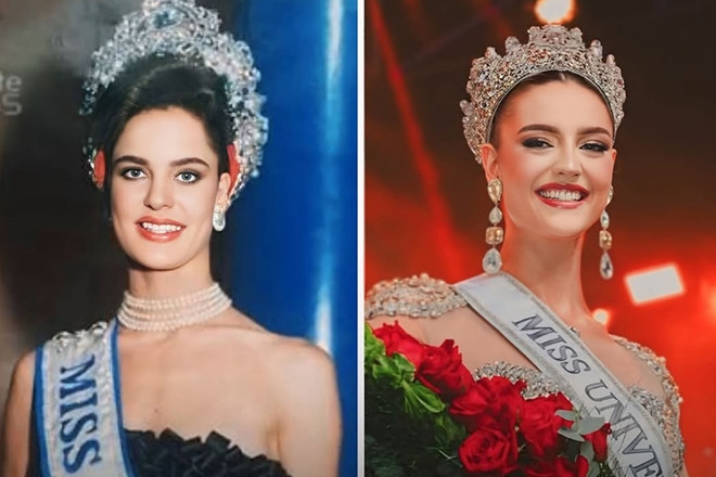 Chuyện hy hữu 2 mẹ con cùng đăng quang Hoa hậu Venezuela