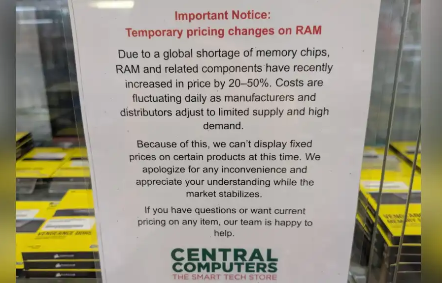 Giá RAM tăng nhanh hơn vàng, thị trường chip rơi vào hỗn loạn