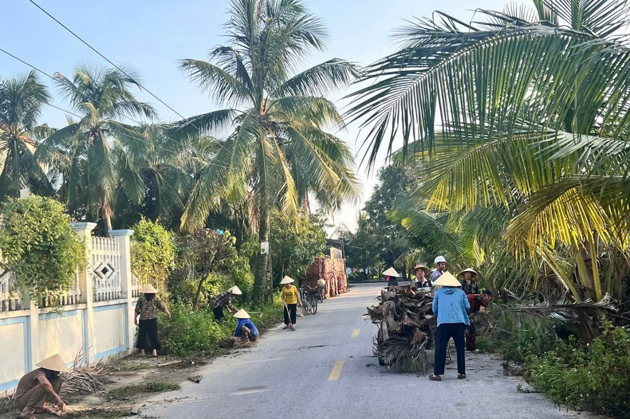 Xã Núi Cấm tập trung nguồn lực hoàn thiện các tiêu chí nông thôn mới