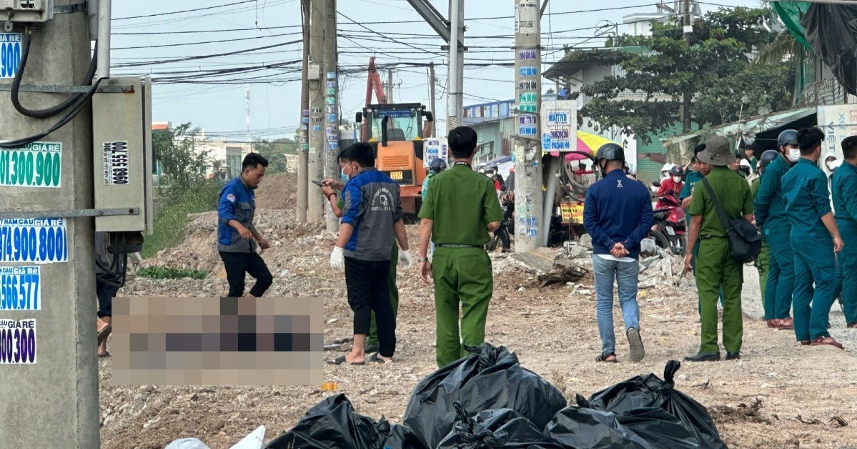 Đứng chờ con tan học, người đàn ông phát hiện thi thể nam giới dưới kênh ở TPHCM