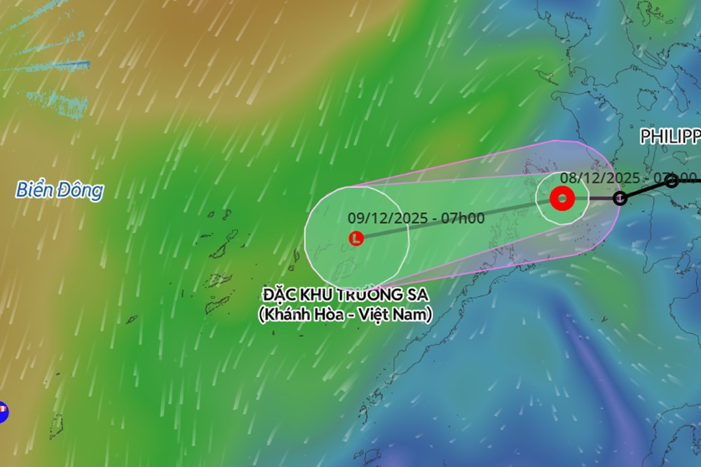 Tin mới nhất về áp thấp nhiệt đới đang áp sát Biển Đông
