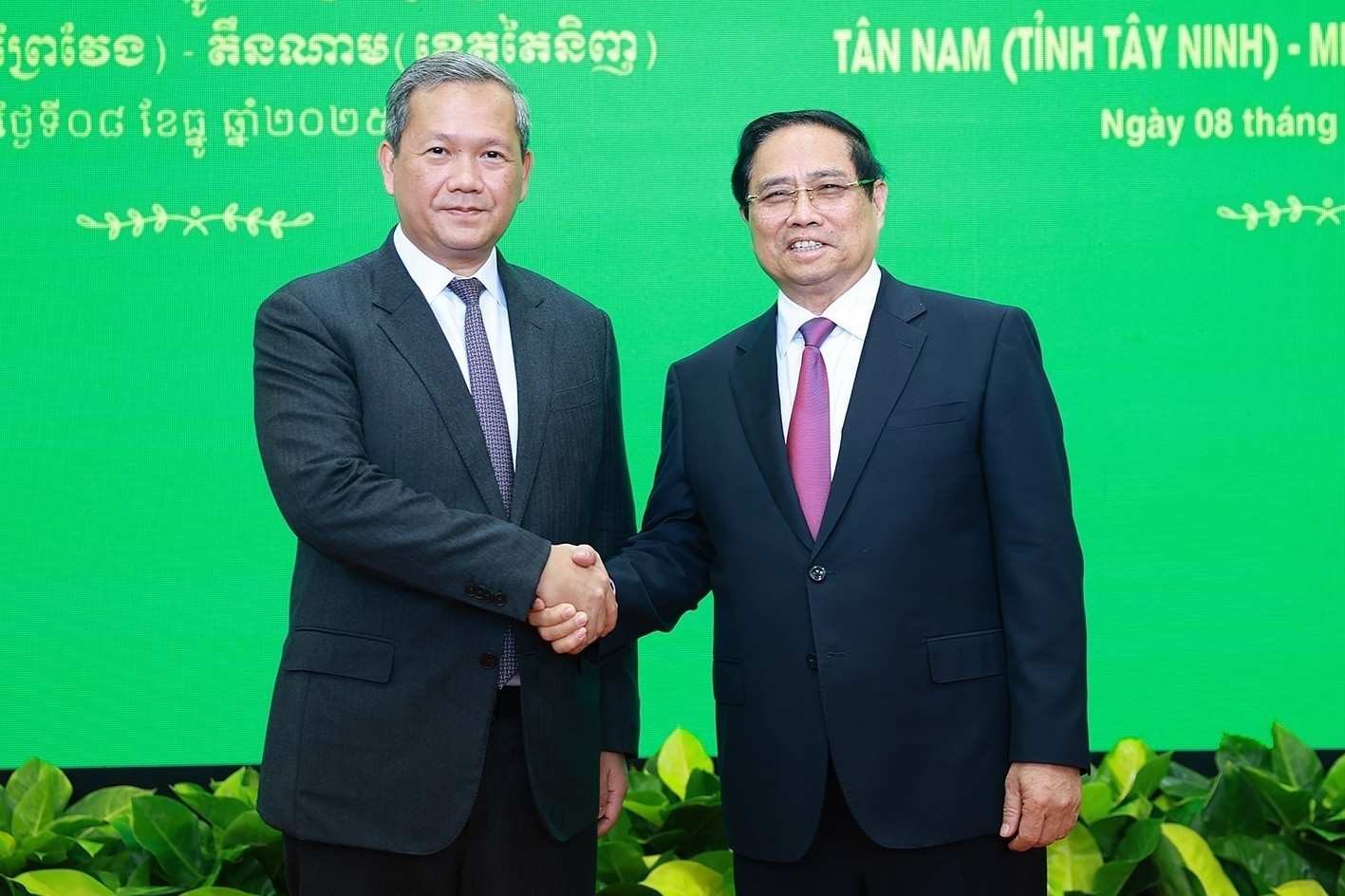 Thủ tướng Phạm Minh Chính hội đàm với Thủ tướng Campuchia Hun Manet