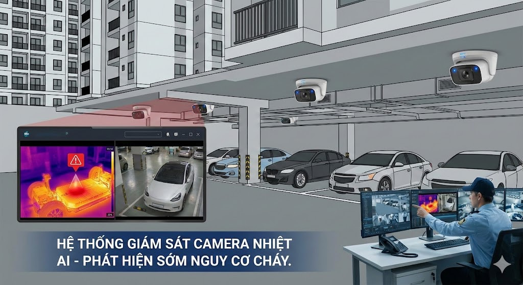 Hình 4. Mô phỏng 1 hệ thống camera giám sát nhiệt sử dụng AI.jpg