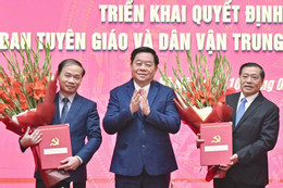 Ông Lại Xuân Môn và ông Phạm Tất Thắng nhận thêm nhiệm vụ mới