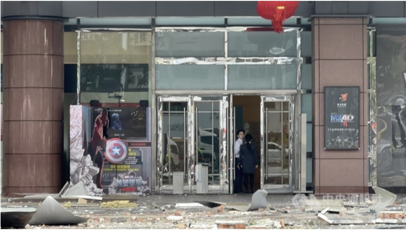 Nổ tại trung tâm thương mại ở Đài Loan, hàng chục người thương vong đài loan - cna