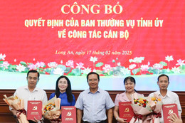 Long An điều động, bổ nhiệm nhiều cán bộ chủ chốt