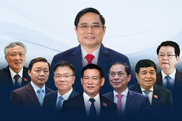 Chân dung 25 thành viên Chính phủ sau sắp xếp, tinh gọn bộ máy