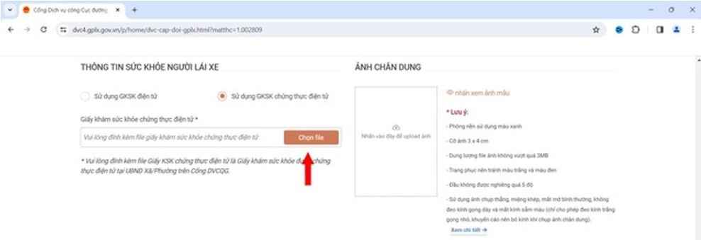 Huong dan doi giay phep lai xe truc tuyen 8.jpg
