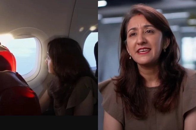 Mẹ hai con đi làm bằng máy bay mỗi ngày để tiết kiệm chi phí