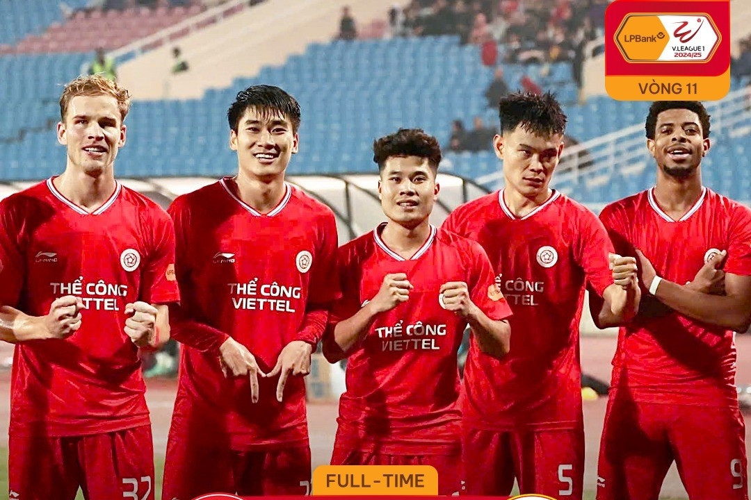 Bảng xếp hạng V-League 2024/25 mới nhất: Xác định đội vô địch lượt đi