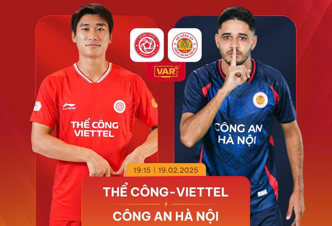 Trực tiếp bóng đá Thể Công Viettel 0-0 CAHN: Thế trận quyết liệt