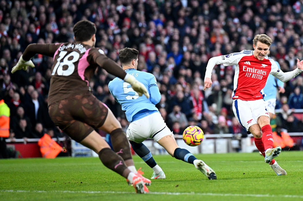 Trực tiếp Arsenal 1-0 Man City: Đôi công hấp dẫn (H2)