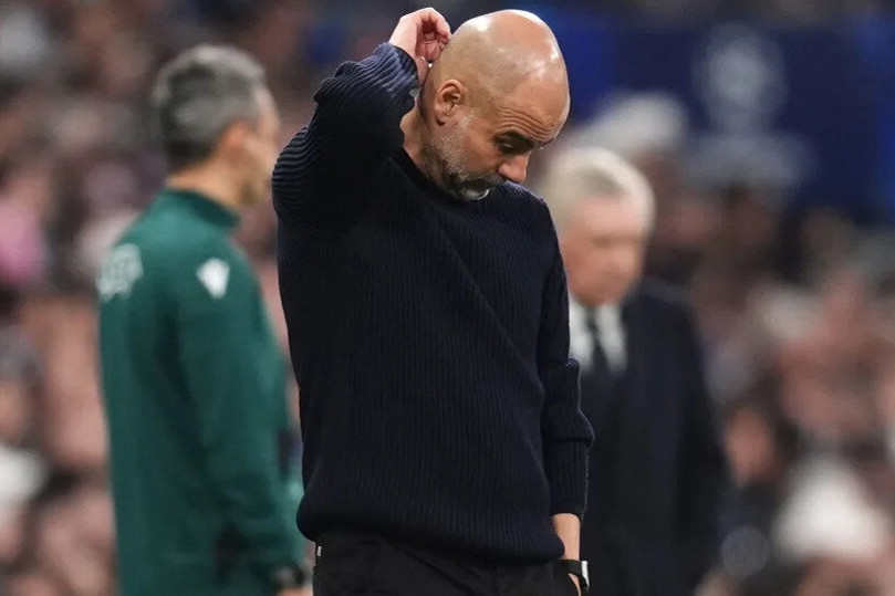 Pep Guardiola thừa nhận Man City thua tâm phục khẩu phục Real