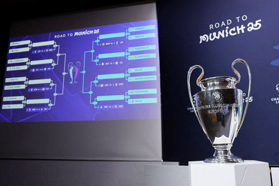 Trực tiếp lễ bốc thăm vòng 1/8 Champions League 2024/25