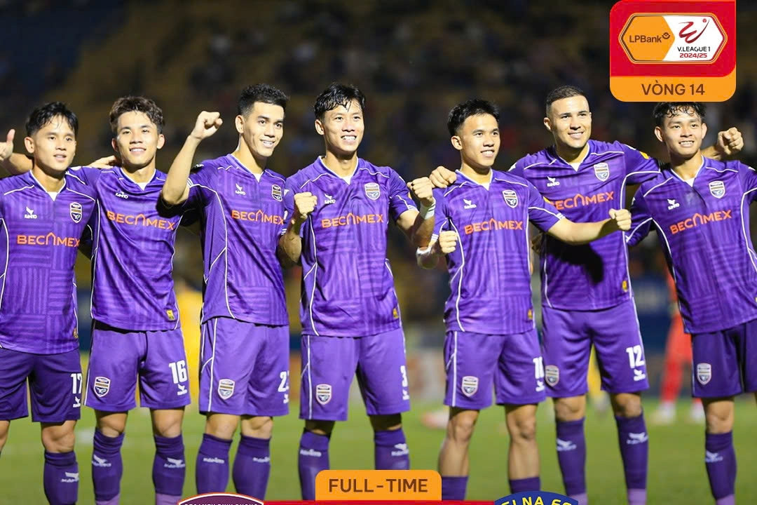 Bảng xếp hạng V-League 2024/25 - Vòng 14 mới nhất