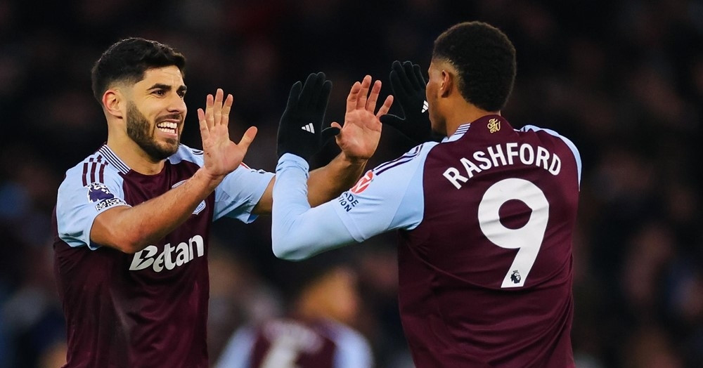 Rashford lập cú đúp kiến tạo, Aston Villa ngược dòng hạ Chelsea