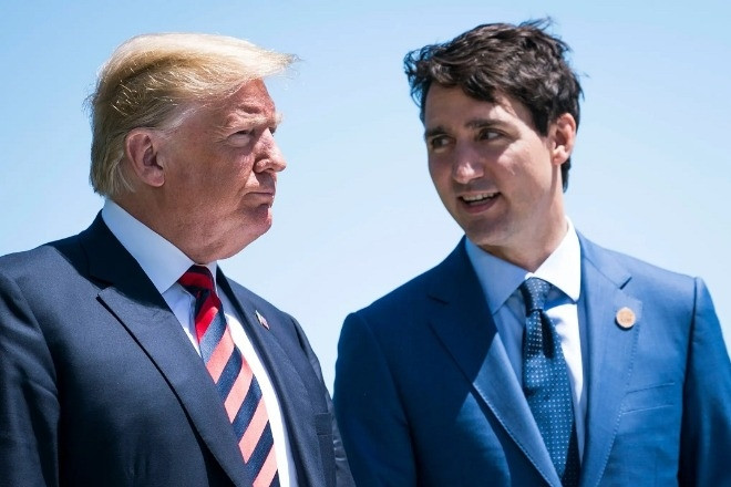 Ông Trump lại khẩu chiến với ông Trudeau vì đề xuất sáp nhập Canada vào Mỹ
