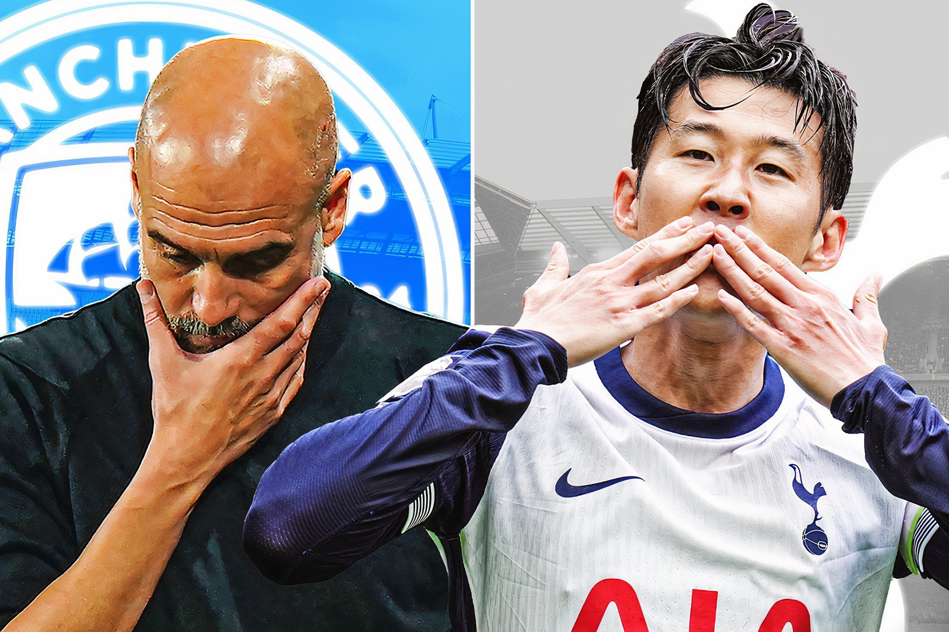 Man City đấu với Tottenham: Nỗi sợ hãi Son Heung Min