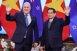 Việt Nam và New Zealand nâng cấp quan hệ lên Đối tác Chiến lược toàn diện
