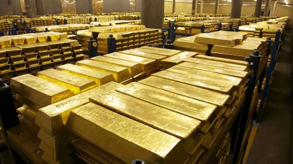 Máy bay cấp tập vận chuyển hàng trăm tấn vàng về Mỹ 1 ham vang the gioi.jpg