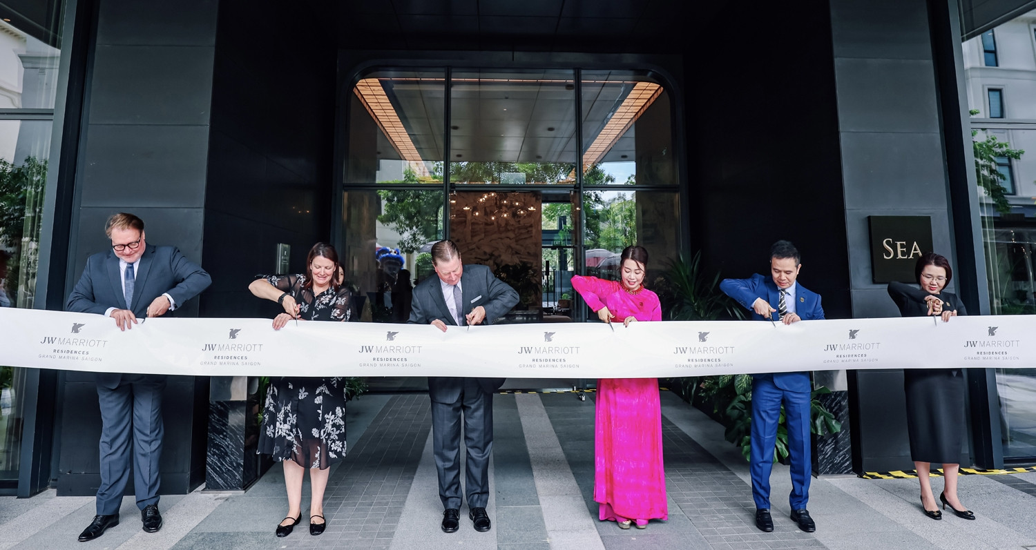Khai trương khu căn hộ hàng hiệu JW Marriott tại Grand Marina Saigon