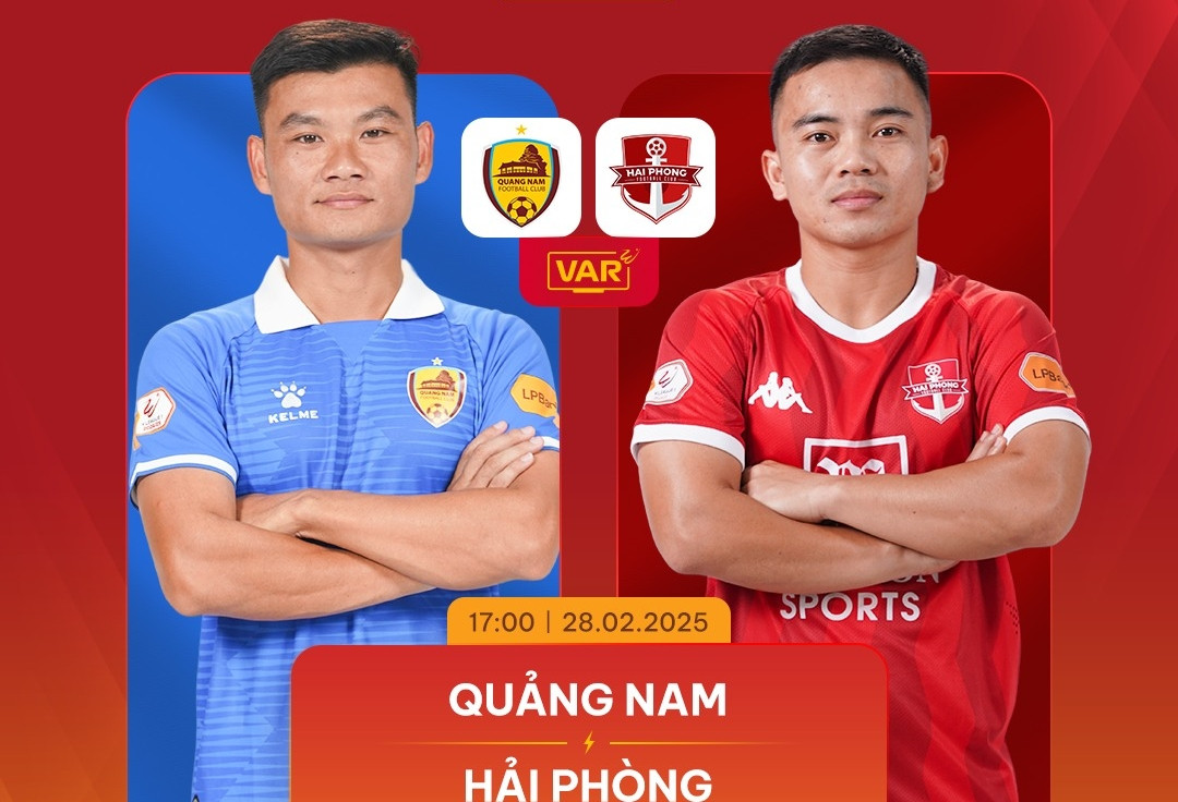 Trực tiếp bóng đá Quảng Nam 0-0 Hải Phòng: Đình Triệu suýt trả giá