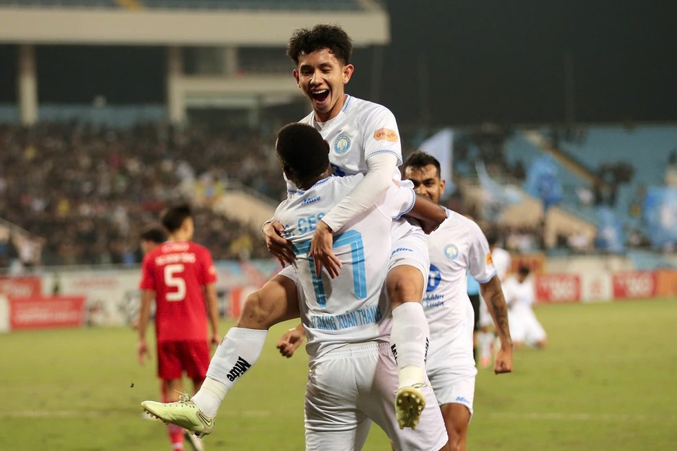 Hồng Duy, Văn Vĩ giúp Nam Định thắng nghẹt thở Thể Công Viettel