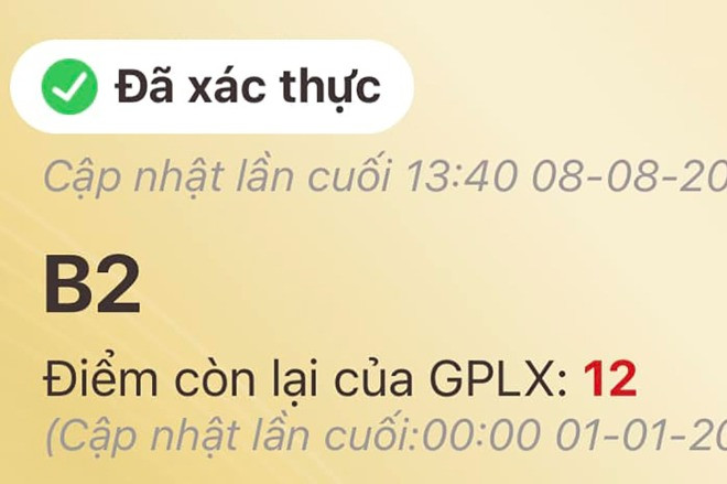 Tài xế 'đua trend' khoe giấy phép lái xe còn nguyên 12 điểm sau Tết