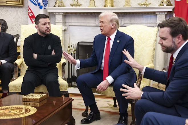 Nga và châu Âu lên tiếng sau khẩu chiến nảy lửa giữa 2 ông Trump và Zelensky