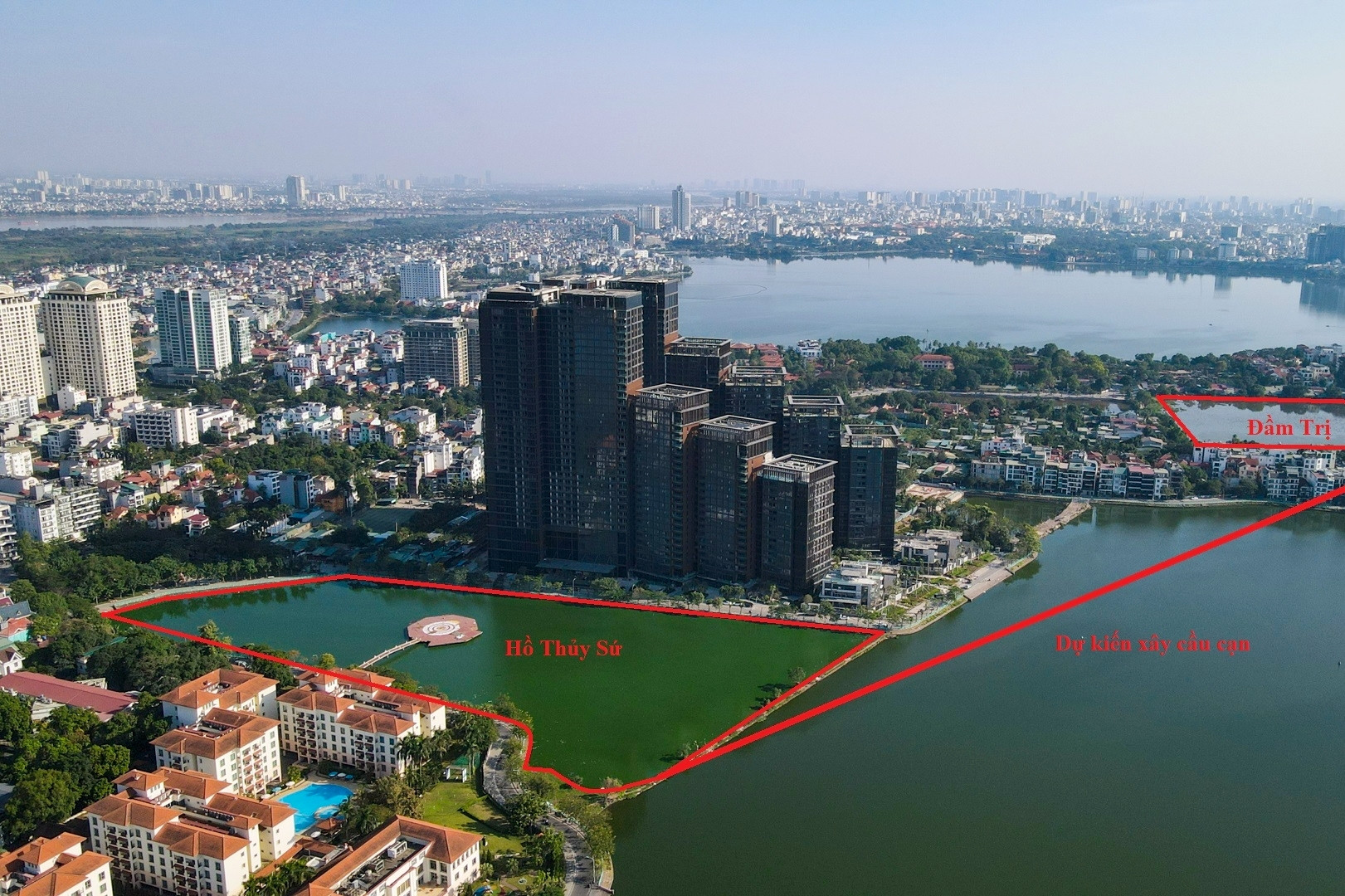 Hiện trạng đường ven hồ Tây trước loạt dự án cải tạo, nâng cấp