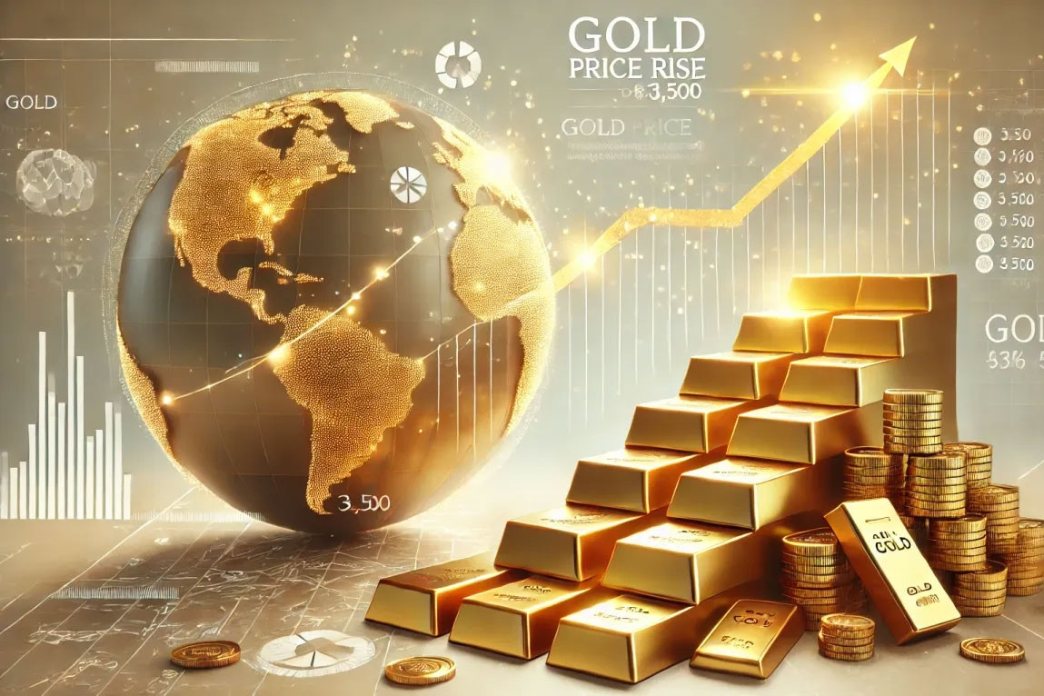 Giá vàng tăng bốc đầu lên gần 3.000 USD/ounce, đỉnh 100 triệu đồng/lượng rất gần