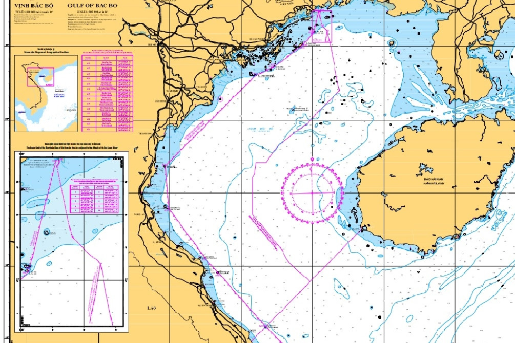 Việt Nam lưu chiểu tại Liên Hợp Quốc hải đồ và tọa độ đường cơ sở Vịnh Bắc Bộ