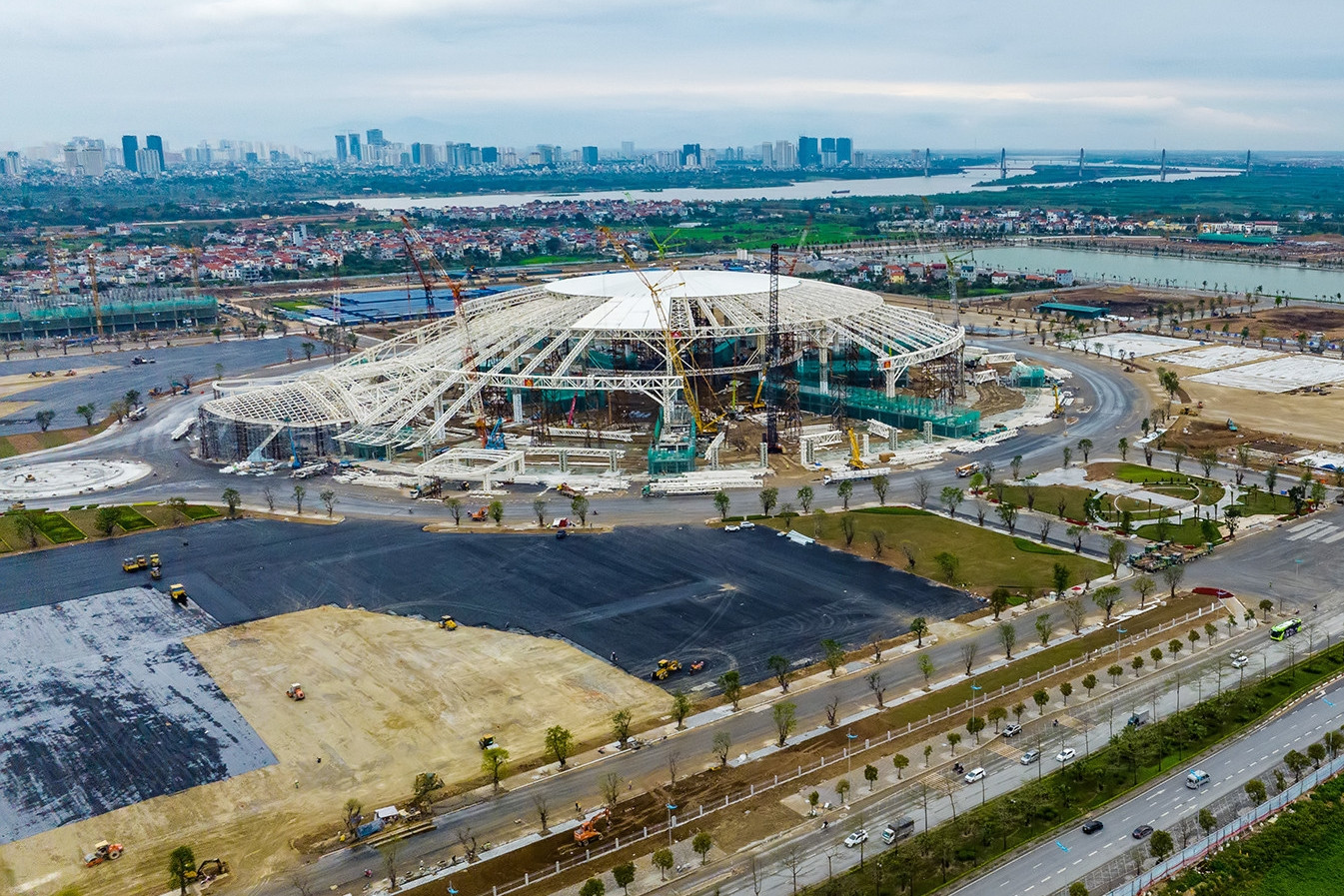 Hình ảnh đầu tiên Trung tâm Triển lãm lớn nhất châu Á ở Hà Nội