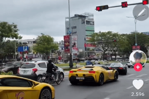 Đoàn siêu xe vượt đèn đỏ ở Đà Nẵng: Thẩm mỹ viện nói 'đoàn bám theo xe chạy lố'