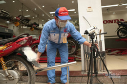Hà Nội cho phép trung tâm đăng kiểm được kiểm định khí thải xe máy
