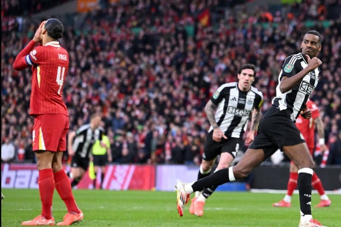 Kết quả bóng đá Liverpool 1-2 Newcastle, chung kết cúp Liên đoàn Anh