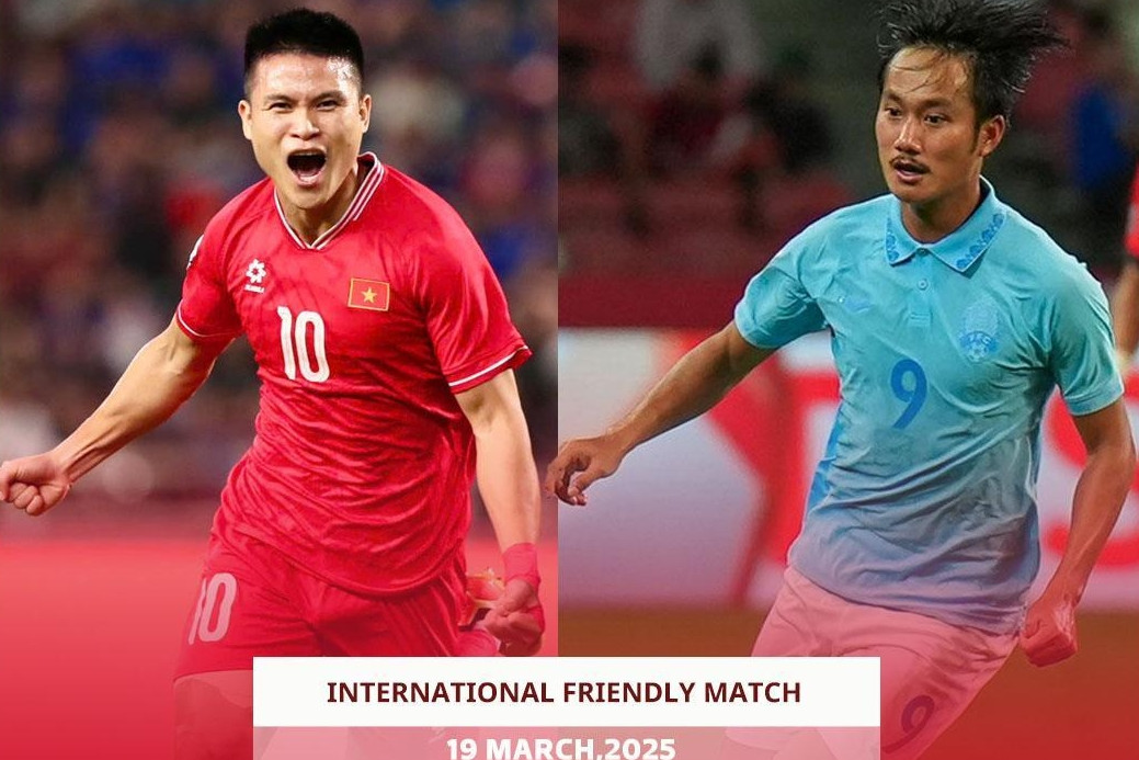 Lịch thi đấu bóng đá hôm nay 19/3: ĐT Việt Nam đấu Campuchia giờ đẹp