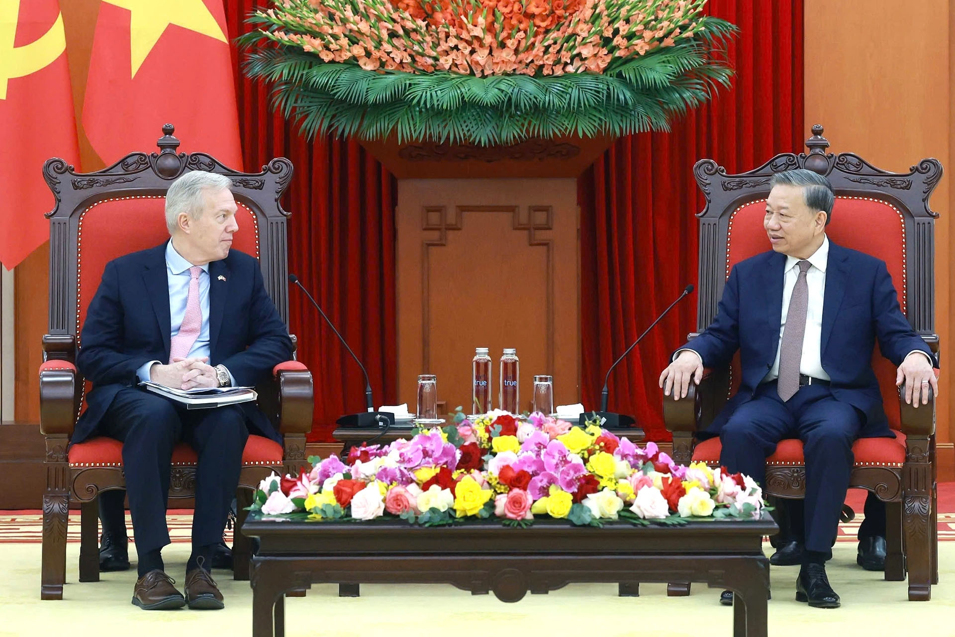 Tổng Bí thư đề nghị doanh nghiệp Mỹ mở rộng đầu tư tại Việt Nam