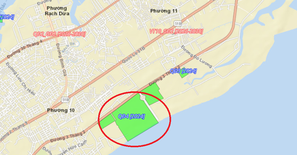 Đấu giá khu đất gần 60ha cửa ngõ trung tâm Vũng Tàu, khởi điểm hơn 7.600 tỷ đồng