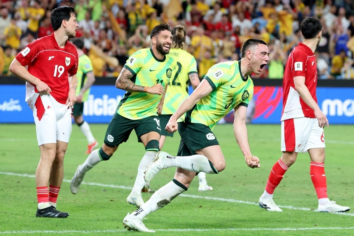 Indonesia thua đậm Australia trong ngày ra mắt HLV Patrick Kluivert
