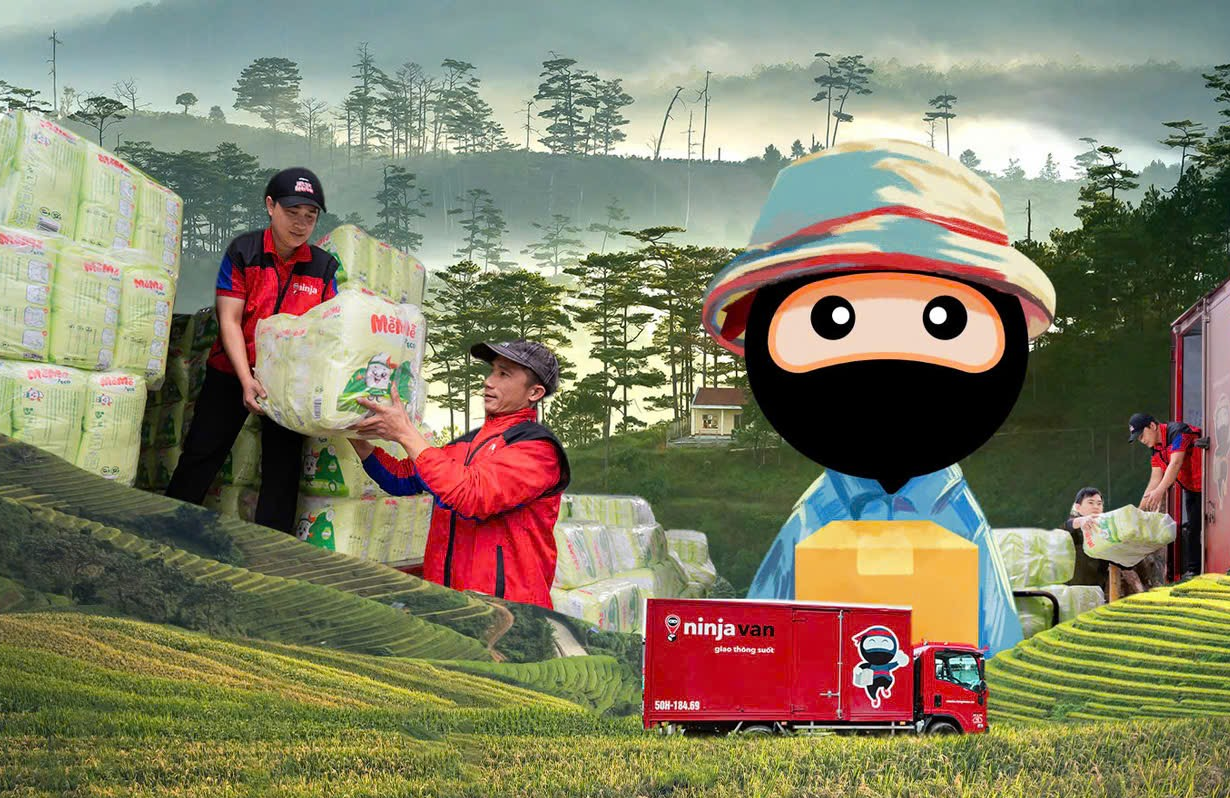 Ninja Van chung tay mang 7 tấn tã bỉm đến với trẻ em vùng cao
