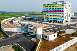 Hình ảnh Bệnh viện Phụ sản, Nhi Trung ương cơ sở 2 giữa cánh đồng ở Hà Nội