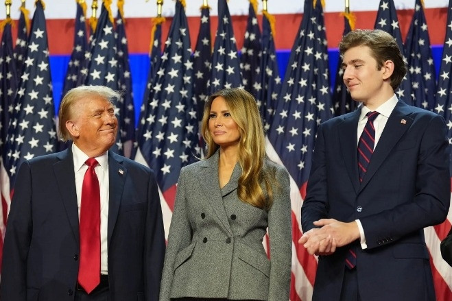 Ông Trump chia sẻ về con trai út Barron trước sinh nhật thứ 19