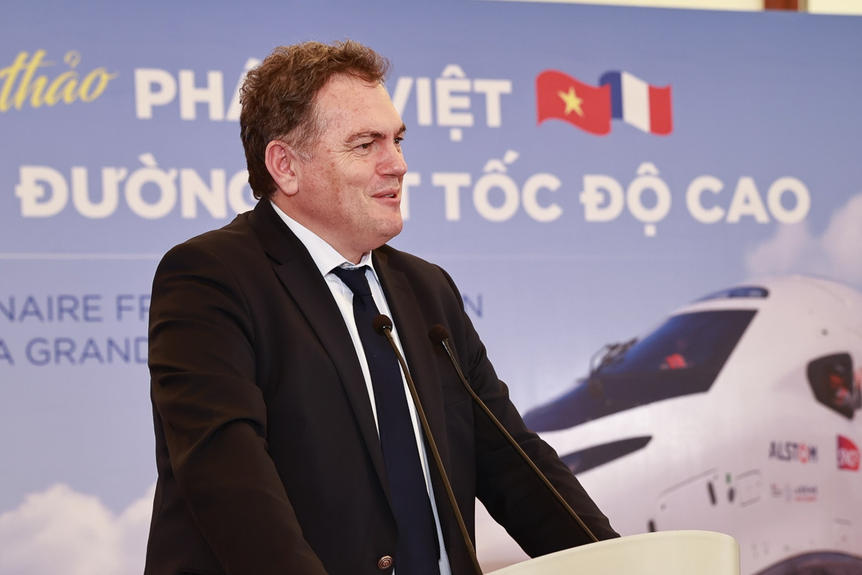 Pháp sẵn sàng đồng hành với Việt Nam trong dự án đường sắt tốc độ cao Bắc - Nam
