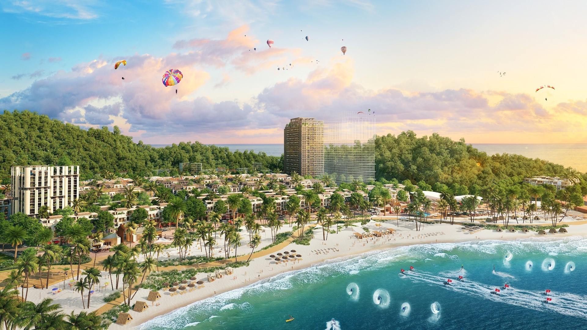 A5 Phối cảnh Thành phố Vịnh trung tâm Xanh Island.jpg