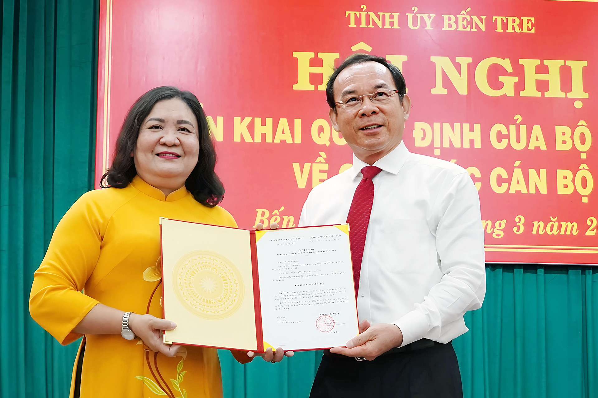 Bà Hồ Thị Hoàng Yến làm Bí thư Tỉnh ủy Bến Tre