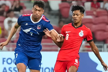 Đối thủ của tuyển Việt Nam hạ Singapore trước vòng loại Asian Cup